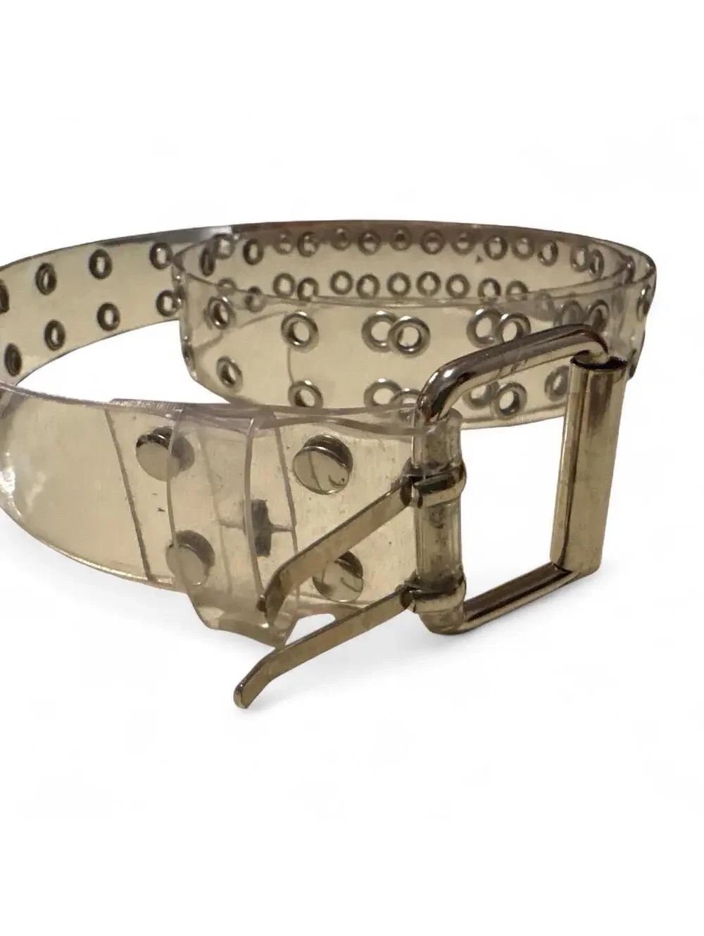 Women's Silver and Black Belt